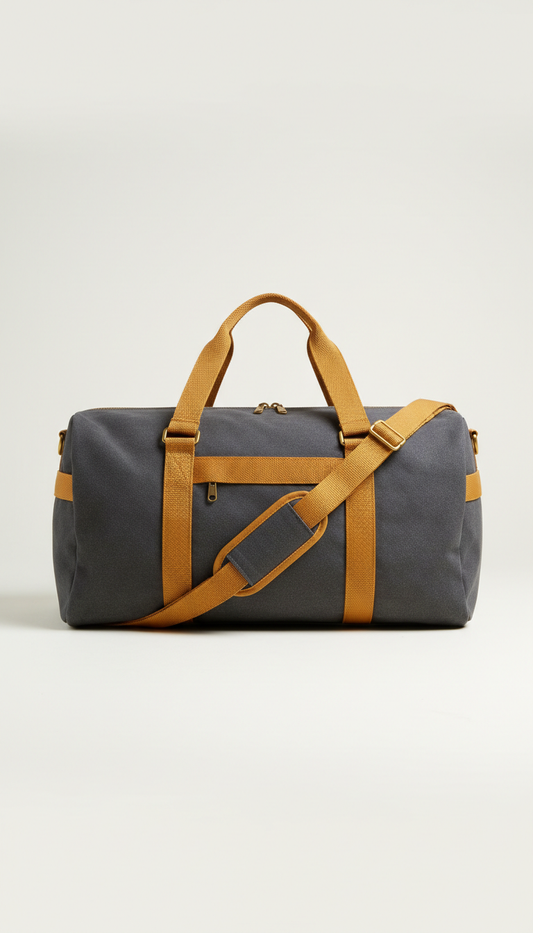 Premium Canvas Basketball Duffel Bag
