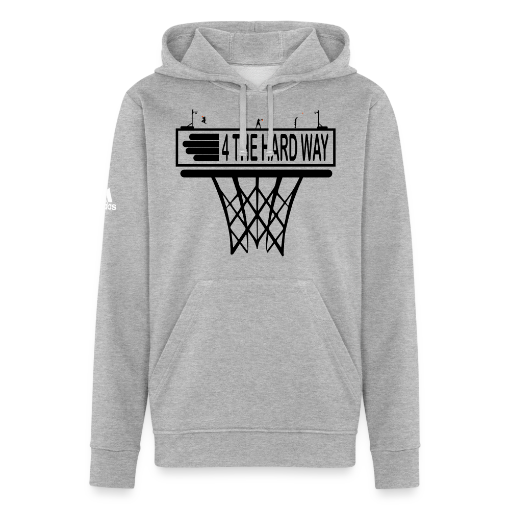 Adidas Unisex Fleece Hoodie - heather gray