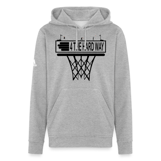 Adidas Unisex Fleece Hoodie - heather gray