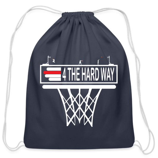 Cotton Drawstring Bag - navy