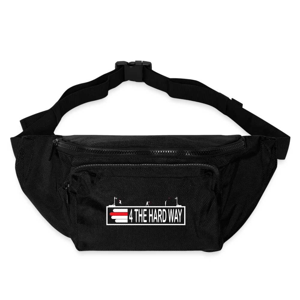 Large Crossbody Hip Bag - black