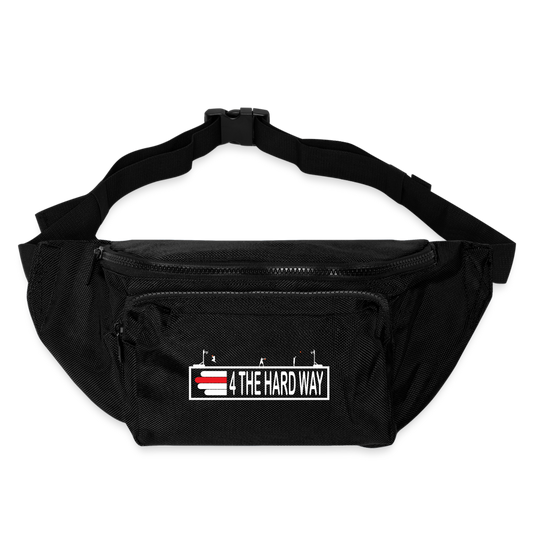 Large Crossbody Hip Bag - black