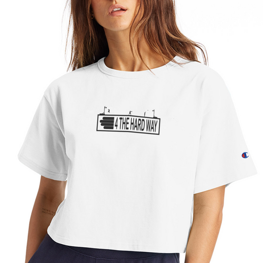 Champion Women’s Cropped T-Shirt - white